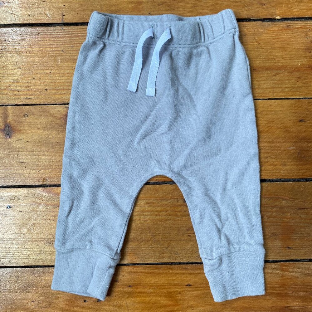Mac & Moon Grey Baby Joggers - 12 Months